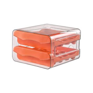 Tiroir de Rangement pour Œufs avec Support 24 Grilles – Boîte Transparente pour Réfrigérateur – Plastique Haute Résistance